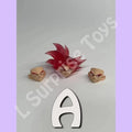 PT CUSTOM Dragon Ball Z Super Saiyan God Ultra Instinct Son Goku Head Accessories Head sculpt Anime Action Figures Toys Gifts