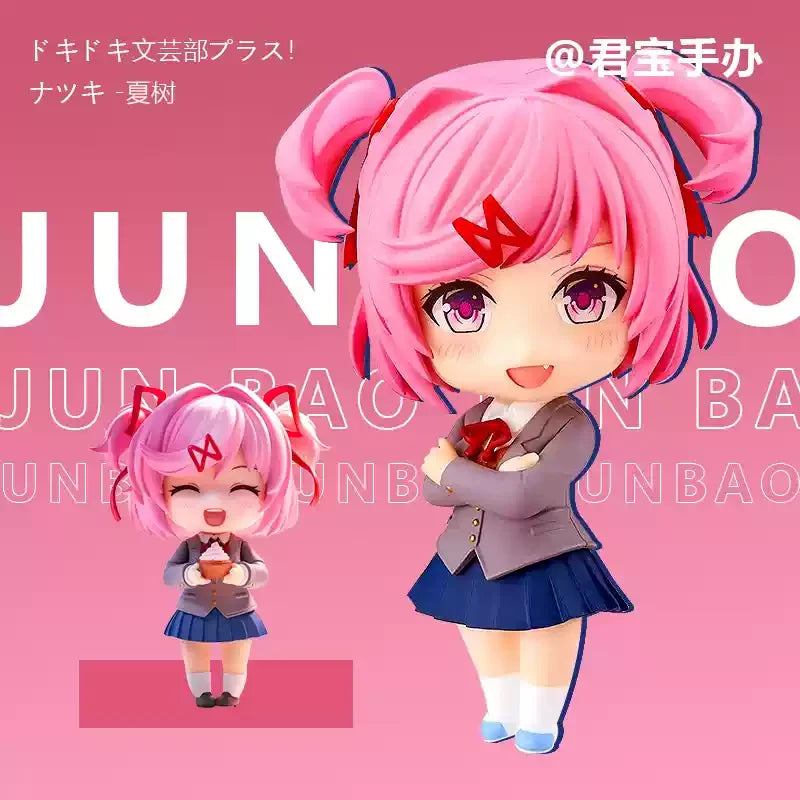 #2283 Doki Literature Club! Yuri Anime Girl Figure #1817 Monika Action Figure Natsuki/Sayori Figurine Model Doll Toys Gifts