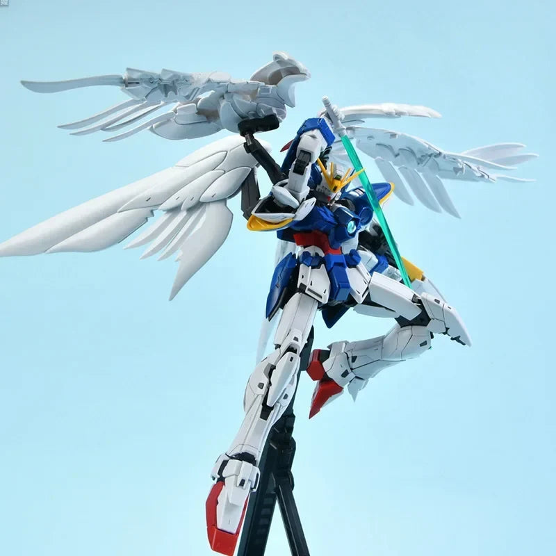 Bandai  MG 1/100 Master Grade WING GUNDAM ZERO EW Model Kit Assembly  Action Figure Model Toys Gift for Children