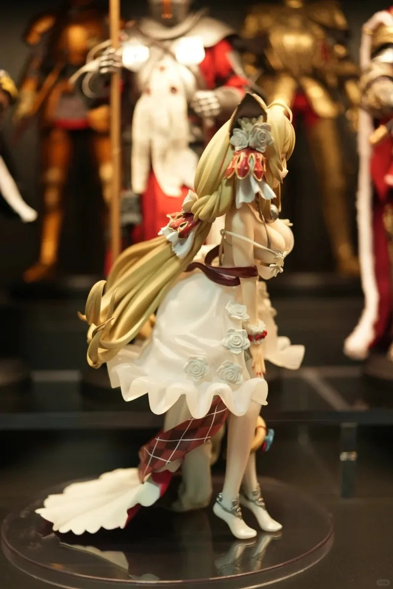 Original Union Creative Figures Dress Girl Cat Lady Neko Figures Anime Model Pvc 25cm Decoration Collectible Doll Statuette Gift