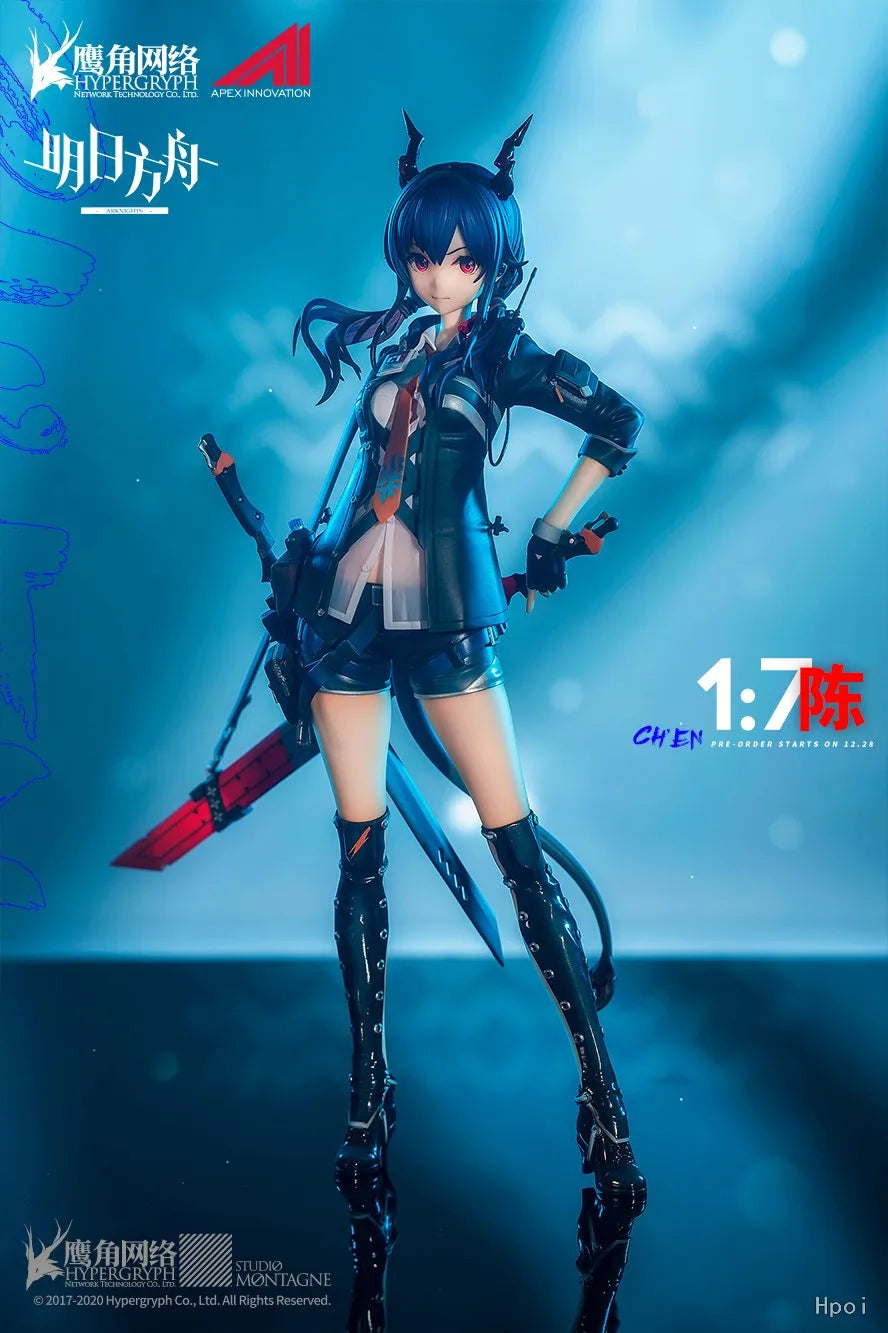 In Stock Original APEX-TOYS Arknights Chen 1/7 Action Figures Figures Models Toys Gifts Collection Ornaments
