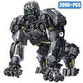2086PCS MOC Mechanical Gorilla City Technical Transformation Robot Model Building Blocks DIY Bricks Toys For Childrens Boys Gift