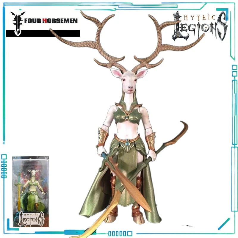Four Horsemen Studios Genuine Mythical Legion Series Saizeriya，Ghostbusters Grisha，Selena Movable Finished Product Model Gift