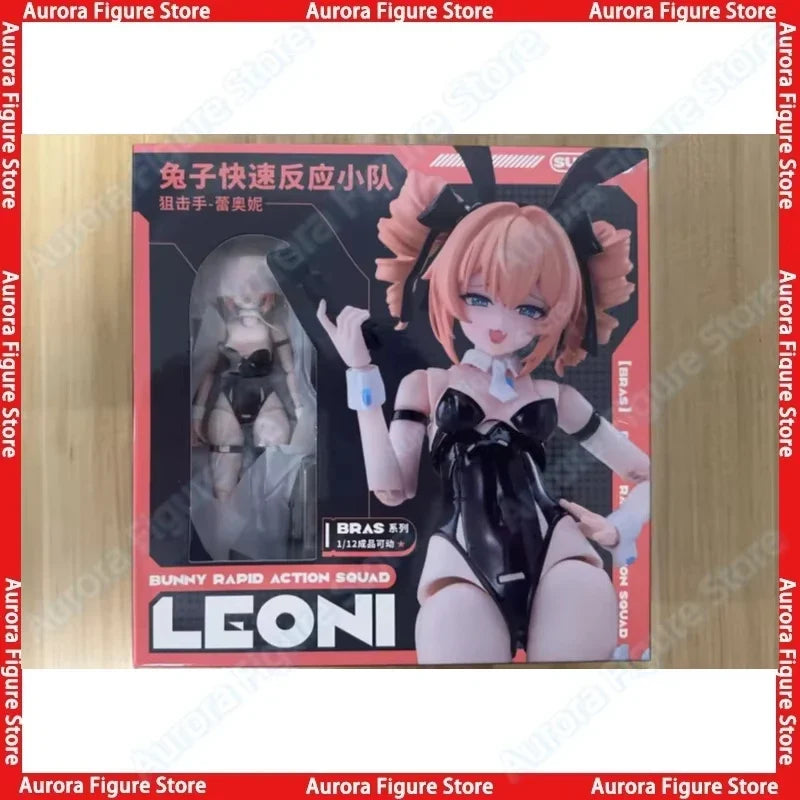 In Stock Sushing BRAS 1/12 Bunny Rapid Action Squad Leoni Special Color Version Anime Action Figure Models Toys PVC Collectible