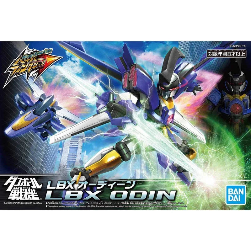 Bandai Genuine Carton Fighter Anime LBX ODIN Hyper Action Figures Collectible Assembly Model Ornaments Toys Gifts for Kids