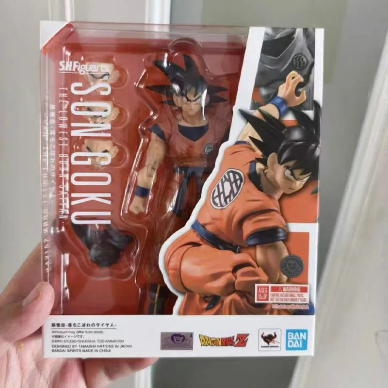 Brandneu Auf Lager BANDAI Originalverpackung Figuarts DRAGON BALL THE LOWEST BOAN SATYAN SON GOKU Actionfigur Modell Spielzeug Geschenk für Kinder
