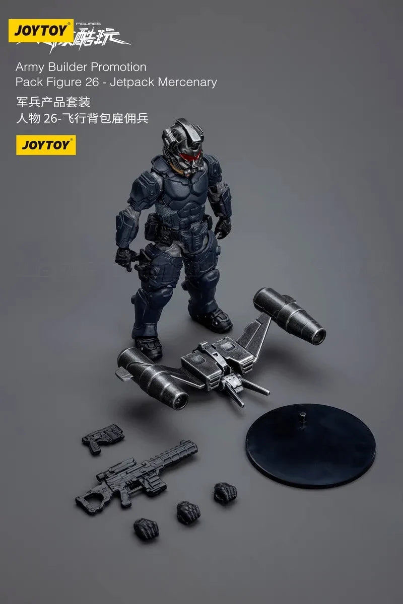 【In Stock】JOYTOY Army Builder Promotion Pack Figure 26 -Jetpack Mercenary 1/18 Action Figure Toys