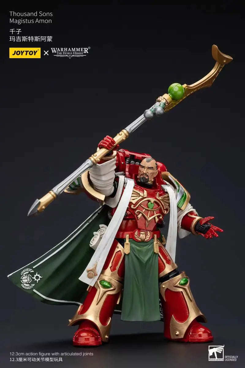 【In Stock 】JOYTOY Warhammer 40K Thousand Sons Magistus Amon 1/18 Action Figures Collection Toys Models