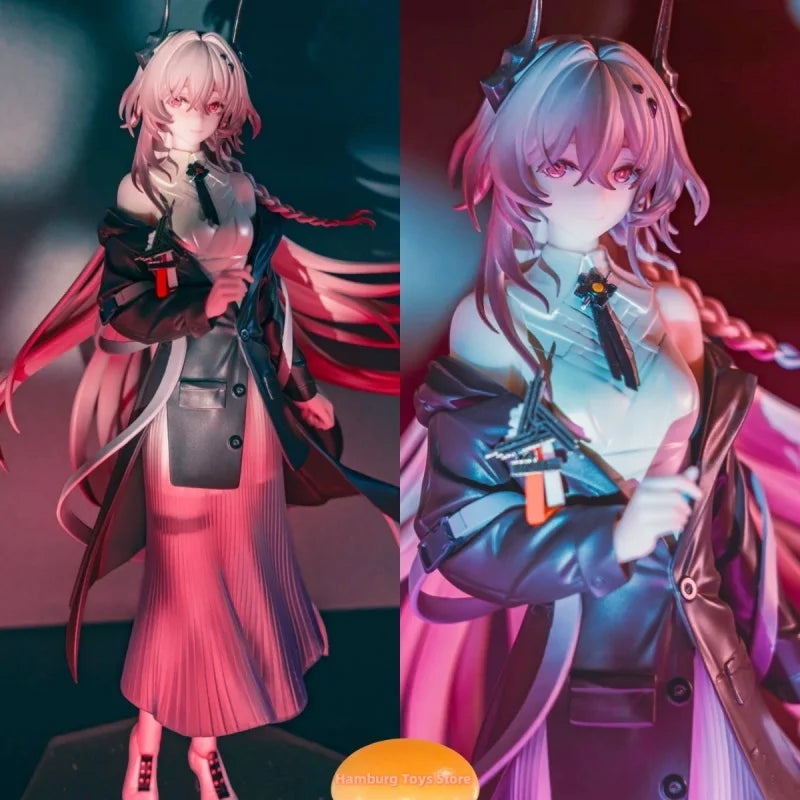 Myethos Neu auf Lager Arknights Theresa Logos Rhythm Journey Sammlerfigur Anime PVC-Statue Geschenk für Otaku-Fans Sammlung