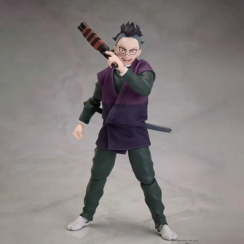 In Stock Original Aniplex+ Zero G Act Buzzmod Shinazugawa Sanemi Shinazugawa Genya 15cm Animated Action Set Model Toy