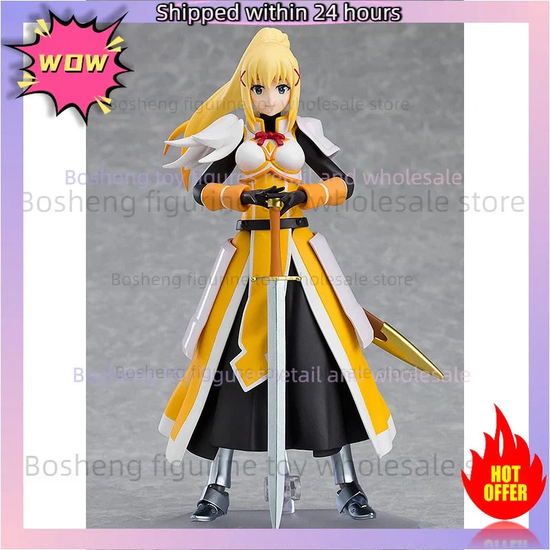 Original Reissue Figma 450 Darkness KonoSuba Kono Subarashii Sekai Ni Syukufuku Wo 3 Legend of Crimson In Stock Anime Action Toy