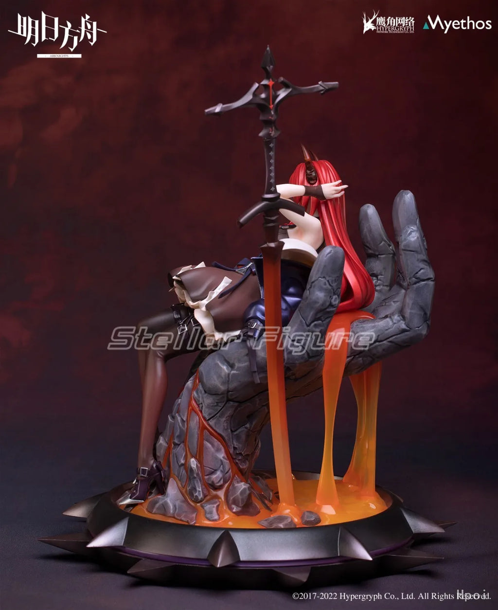 【SF】In Stock Myethos Arknights Surtr 1/7 Scale Figures Model Toys Collection