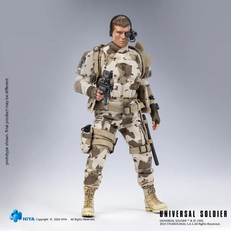 Inventory 1/12 Hiya Super Series Universal Soldier Luc Deverau Action Figure Exquisite Anime Collection Model Toy Holiday Gifts