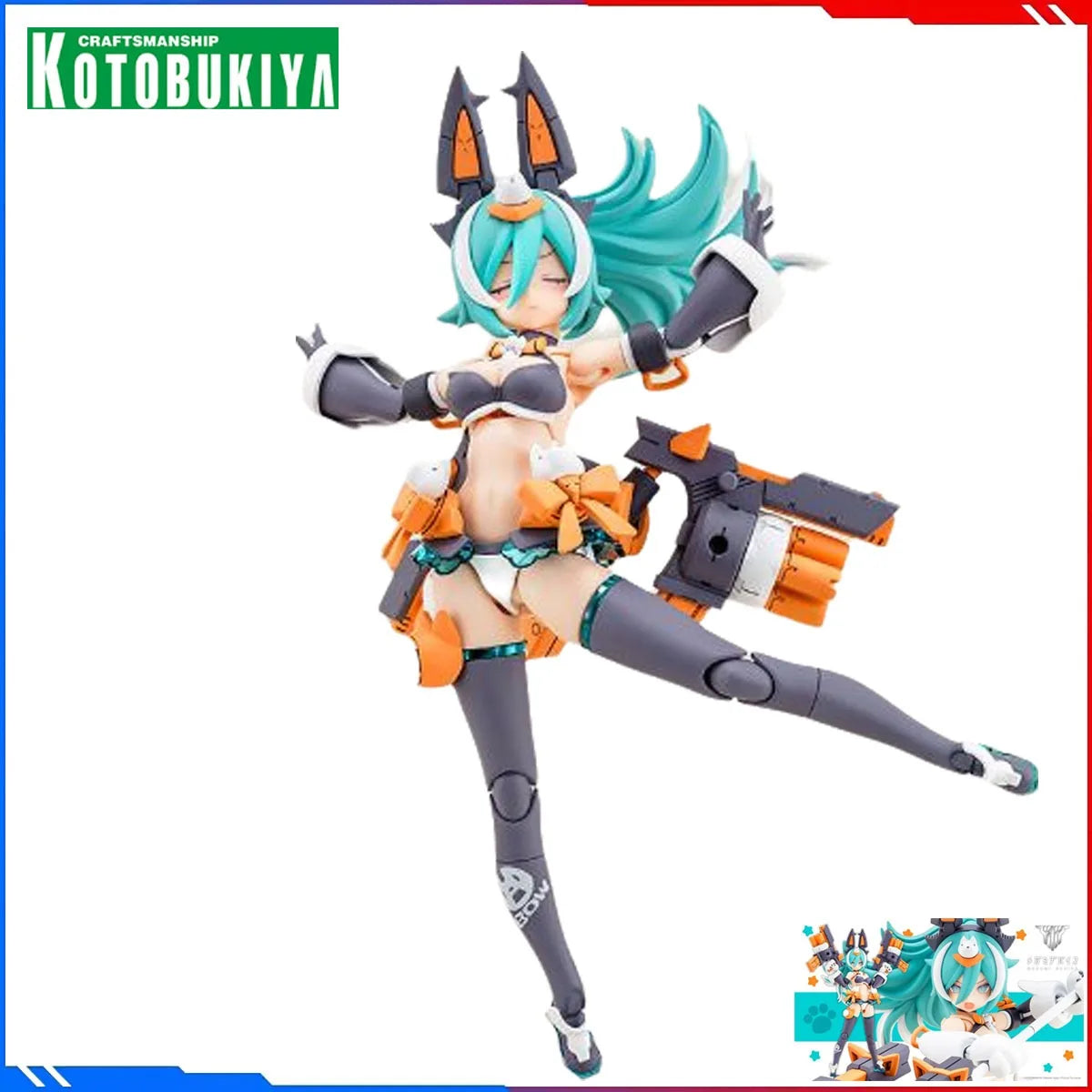 Kotobukiya Genuine Anime Model Kits MEGAMI DEVICE 30 PUNIMOFU LANG Toys Action Figure Assembly Model Gift for Boy Girl in Stock