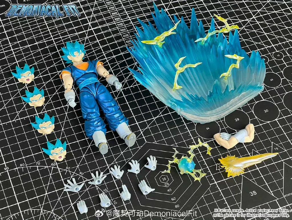 Demoniacal Fit Vegetto Dragon Ball Ultimate Trump Card Power That Even Gods Fear Vegetto Super Saiyan Vegito Action Figure toy