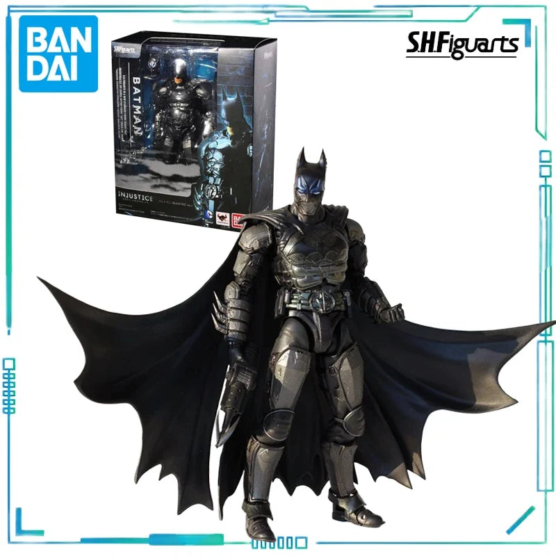 BANDAI Genuine S. H. Figuarts Series Movable Toys Injustice Alliance Ver Superman, Harry Quinn, Joker, Batman Finished Toys Gift