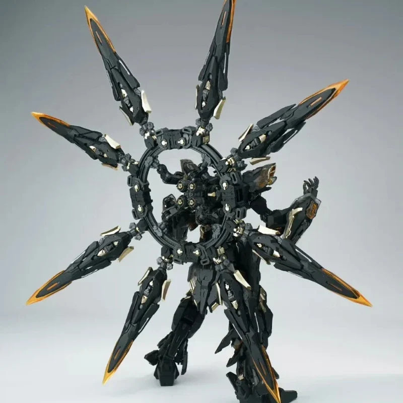 ALL INCLUSIVE FULLSION 1/100 Black Apocalypse Assembly Model Kit Alloy Skeleton Mecha Collectible Action Figures Ornament Gift