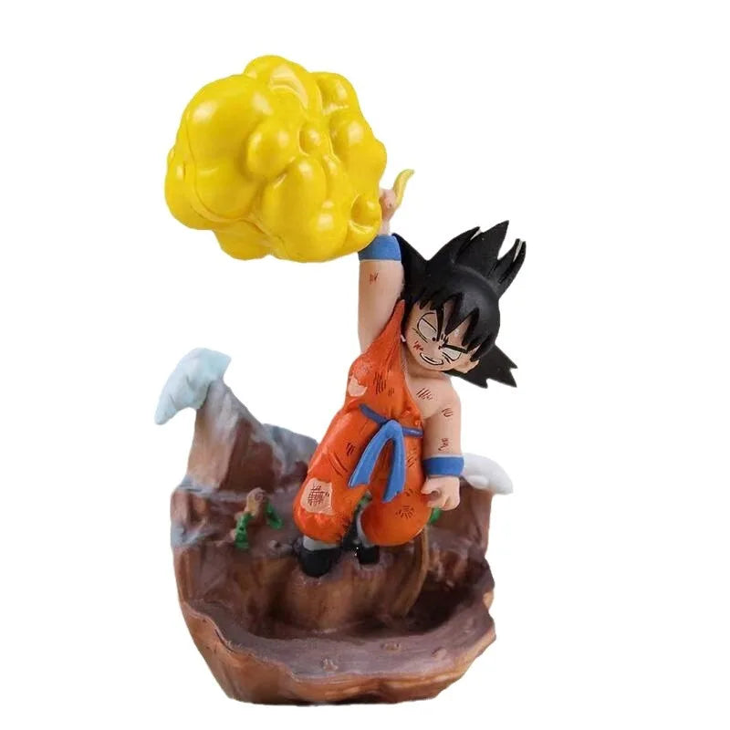 Anime Dragon Ball Z Cloud Goku Kids Figures Krillin Shark Egg Buu Gotenks Trunks Action Figures Babidi Q version PVC Model Toys
