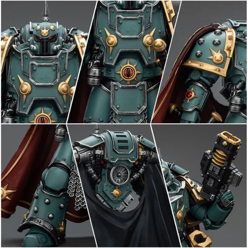 JOYTOY Warhammer Sons of Horus Cataphractii Praetor / Champion / Apothecary 1/18 Action Figure Doll Game Figurine Model Toy Gift