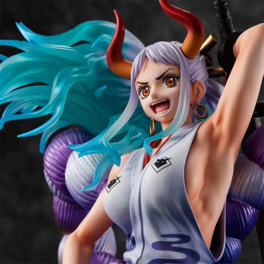 30cm Yamato One Piece Figures The Island of Ghost Girl Yamato Action Figures Kaidou Daughter Anime PVC Model Ornamen Toy