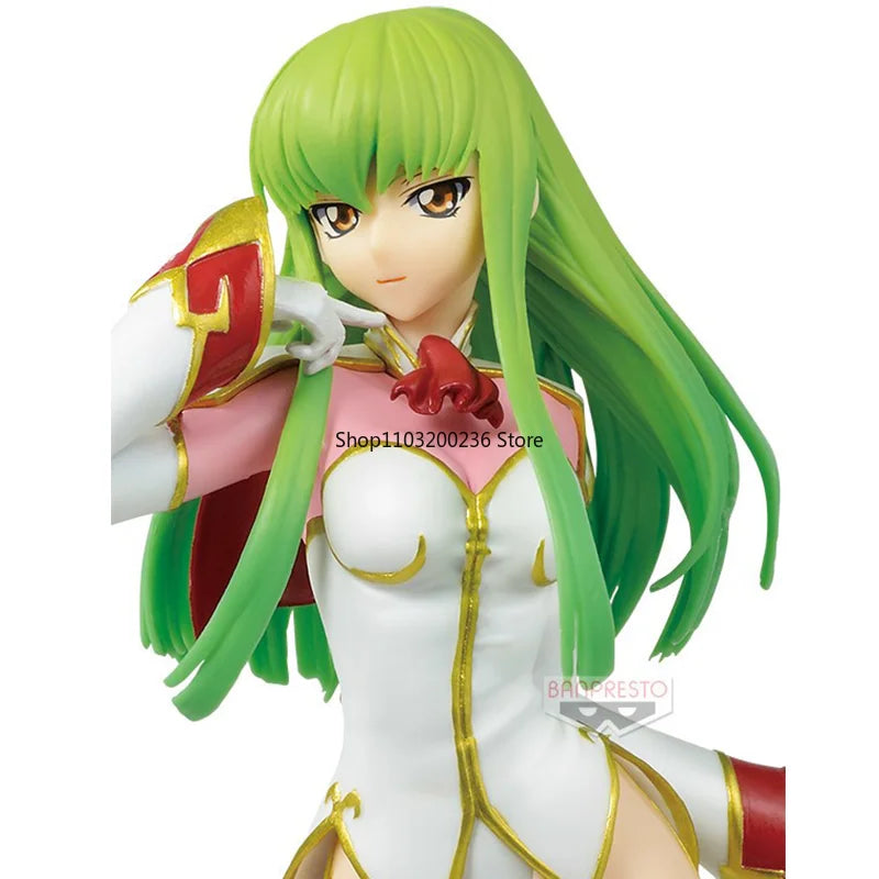 Bandai Original EXQ Code Geass Lelouch of The Rebellion Lelouch Lamperouge C.C.battle Dress Action Figure Desktop Ornaments