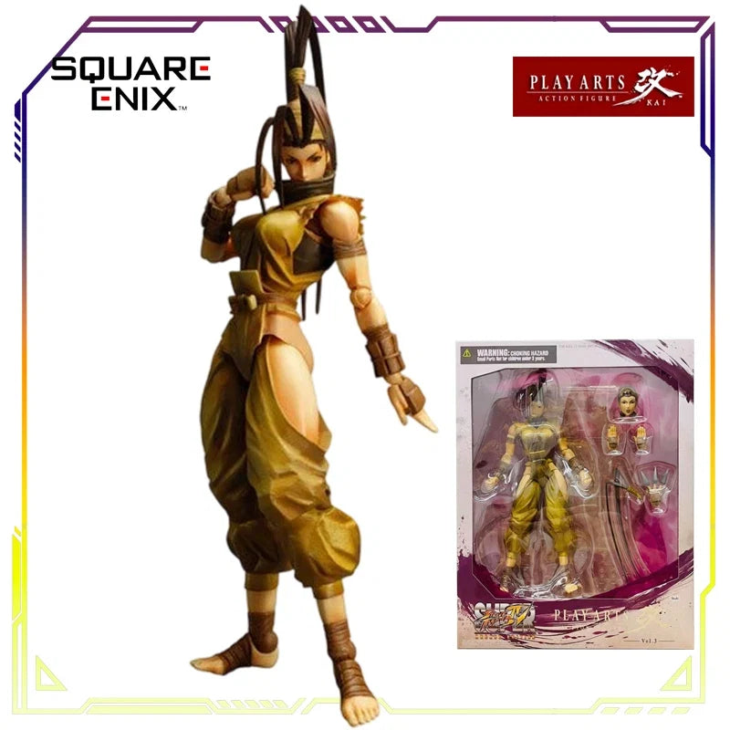 SQUAREENIX Original PLAY ARTS Modified Street Fighter Series Haogui\Chun-Li\Stein\Cammy\Long Action Figure Model Toys Model