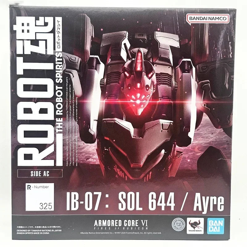 Bandai Genuine THE ROBOT SPIRITS ARMORED CORE VI 325 IB-07:SOL 644/ Ayre Character Model Toy Gift Collection