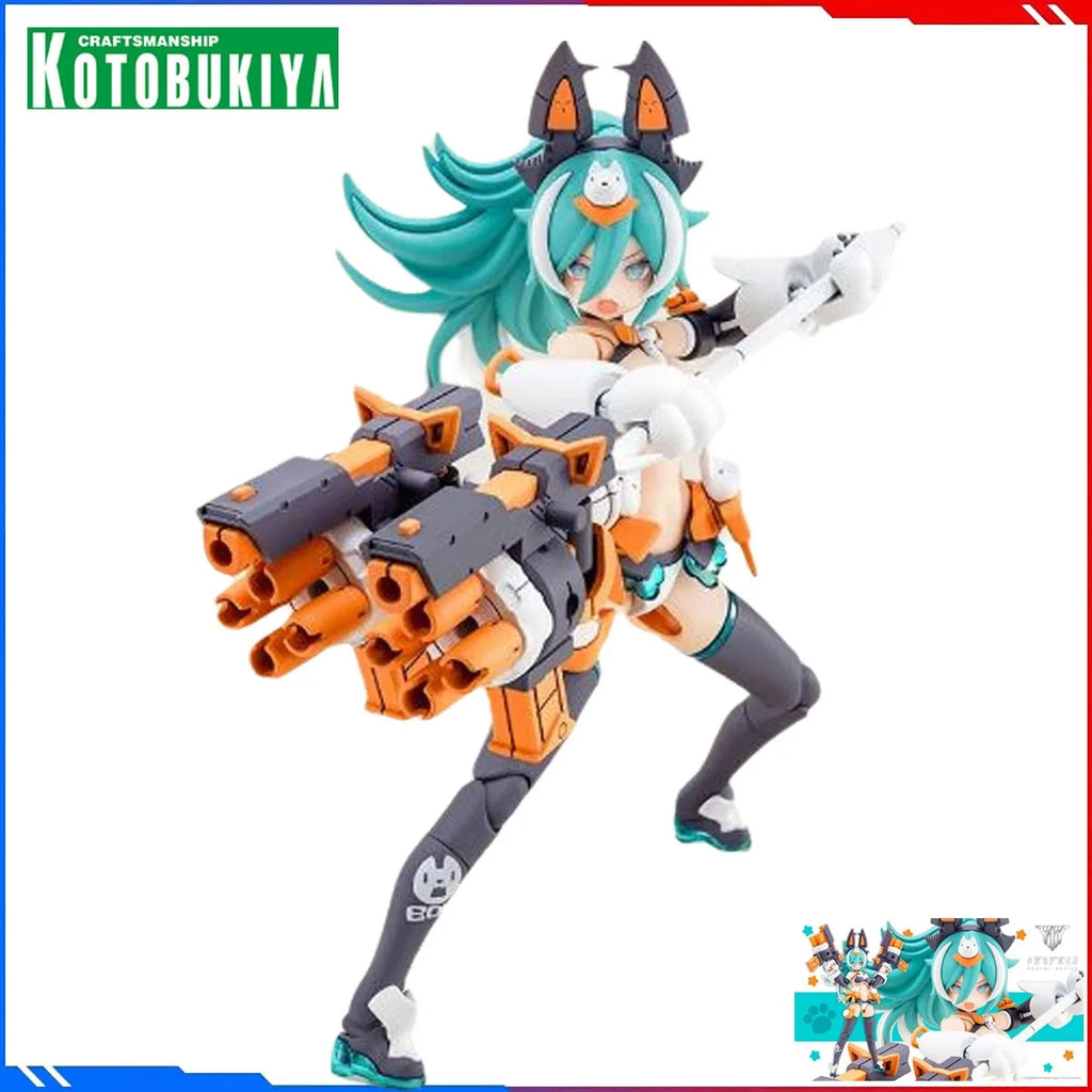 Kotobukiya Genuine Anime Model Kits MEGAMI DEVICE 30 PUNIMOFU LANG Toys Action Figure Assembly Model Gift for Boy Girl in Stock