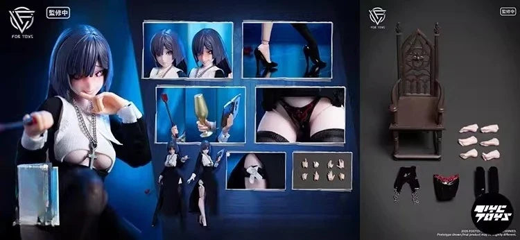 Pre-Sale FogToys Nun 1/12 Scale Female YU-01A+01Aup Eira YU-01B+01Bup Layla  Action Figures Model Collectible Toys