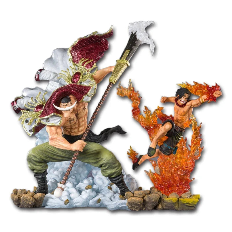 New One Piece Anime Figure GK Portgas D. Ace Edward Newgate Action Figure PVC Collection Cartoon Model Doll Gift Toys Decoration