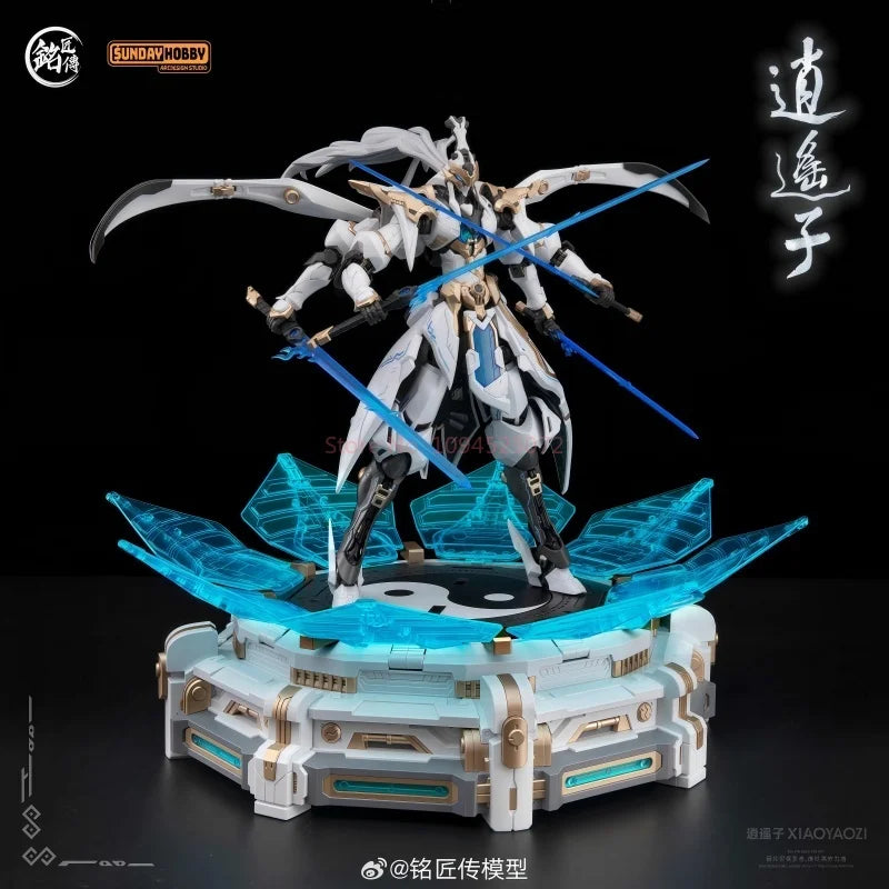 [In Stock] Mjz Model Xiao Yao Zi Toy Xiaoyaozi Assembly Model Kit Alloy Skeleton Action Figure Mecha Robot Gifts