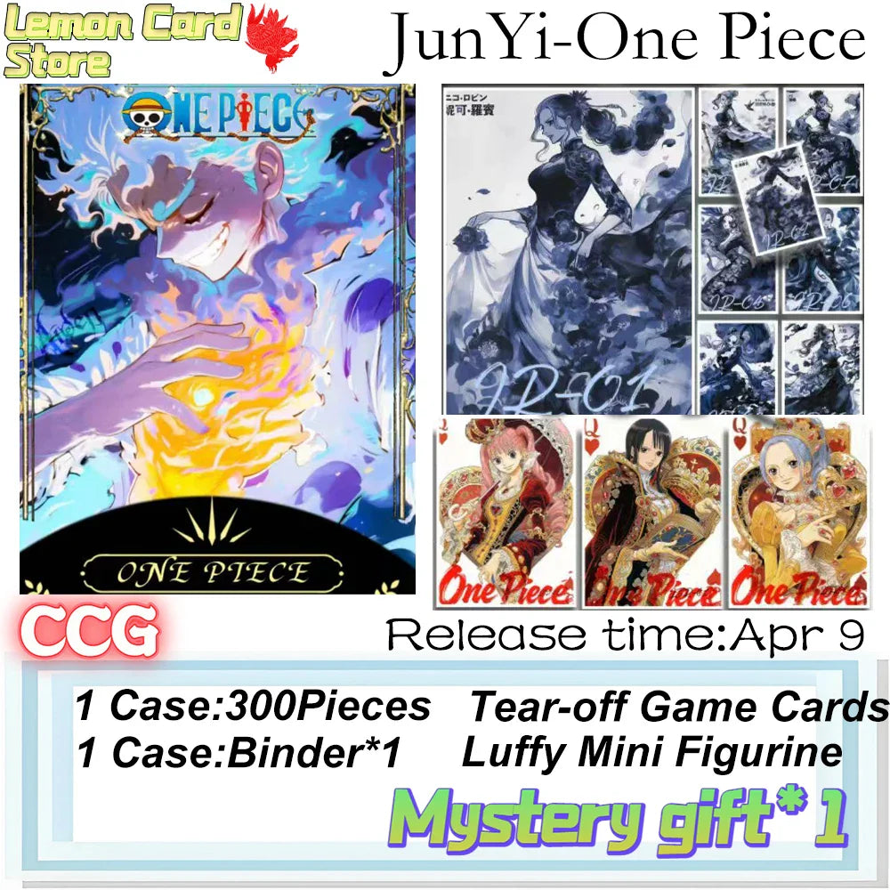 Wholesale 2026 New Junyi Culture One Piece Tear & Reveal Trendy Collectible Cards, Holiday Gift Set