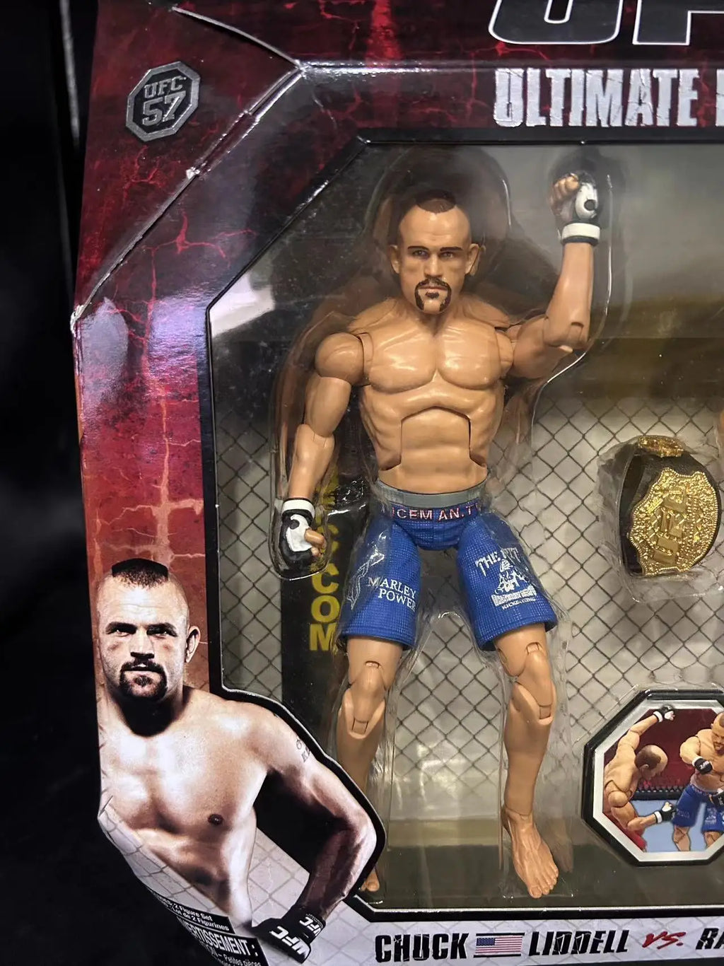 Randy Couture vs. Chuck Liddell UFC 57 Jakks 7-Inch Action Figure Ultimate Battles