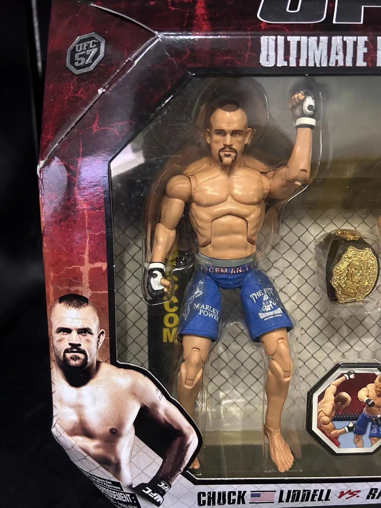 Randy Couture vs. Chuck Liddell UFC 57 Jakks 7-Inch Action Figure Ultimate Battles