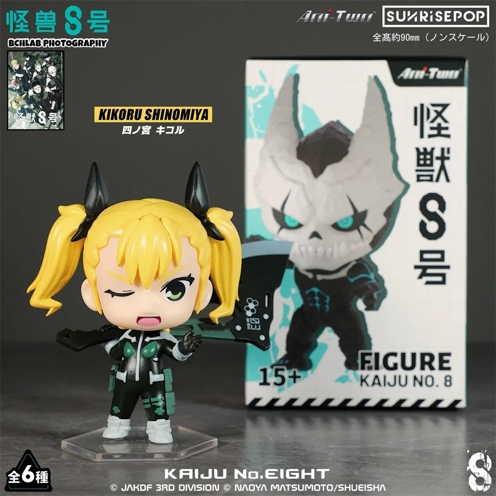 Beast No. 8 Q-version Action Figure Two-dimensional Anime Figures PVC Model in-vehicle Ornament Holiday Gifts Model Toys