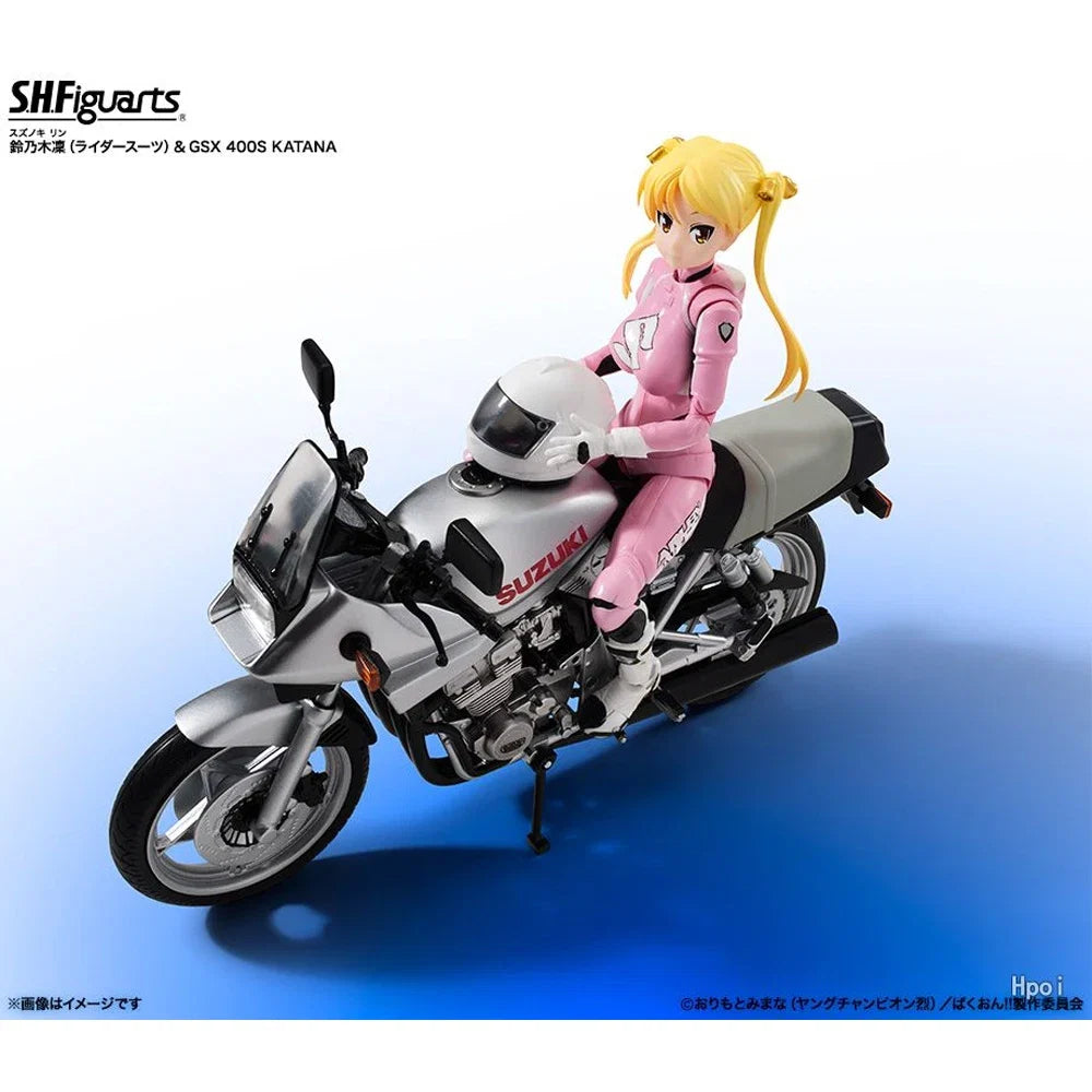 100% Authentic In Stock Bandai S.H.Figuarts Bakuon!! Rin Suzunoki Anime Action Figure Collection Model Toy
