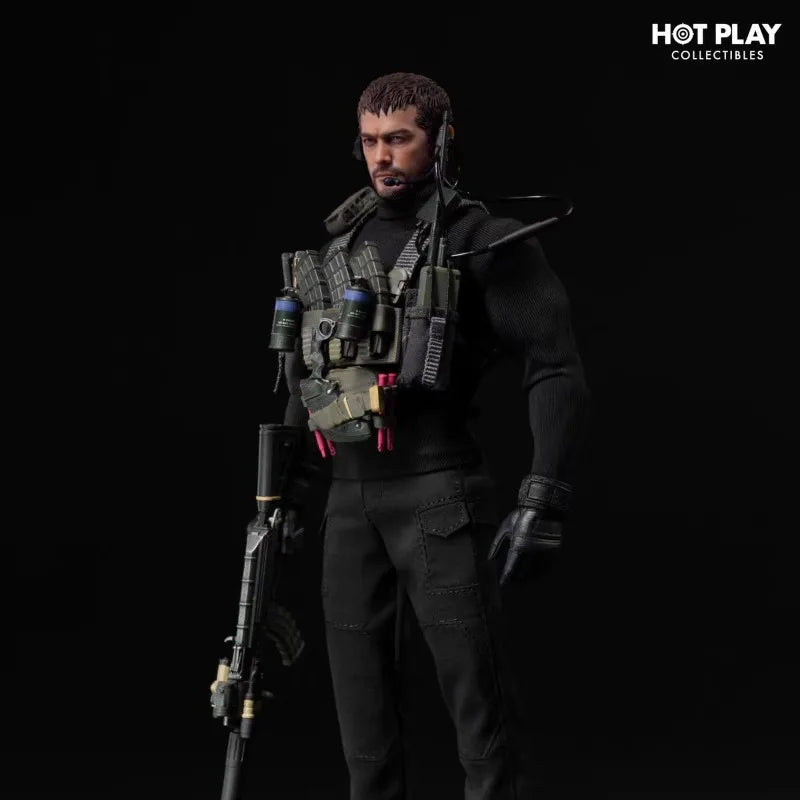 In Stock Action Figure 1/12 Captain Wolf Hunter Chris Anime Figurine Statue Collectible Joint Movable Model Gifts Toys