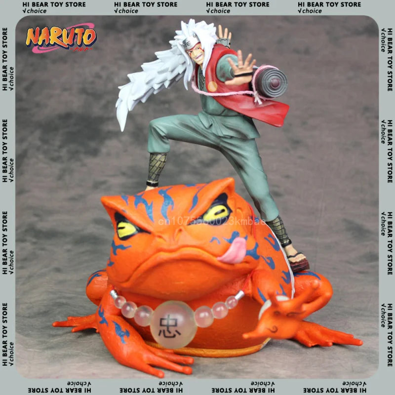New Jiraiya Figure Manga Naruto Gama-Bunta Action Figurine 23cm PVC Model Decoration Collectible Desktop Children GK Toys Gifts
