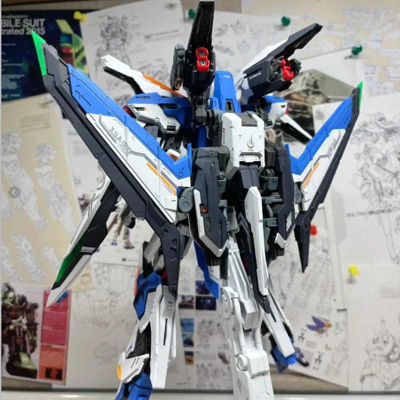 MG 1/100 Genesis Assembly Model Kit - Infinite Dimension Action Figure Robot Customized Hobby Toy for Collectors Plastic Model