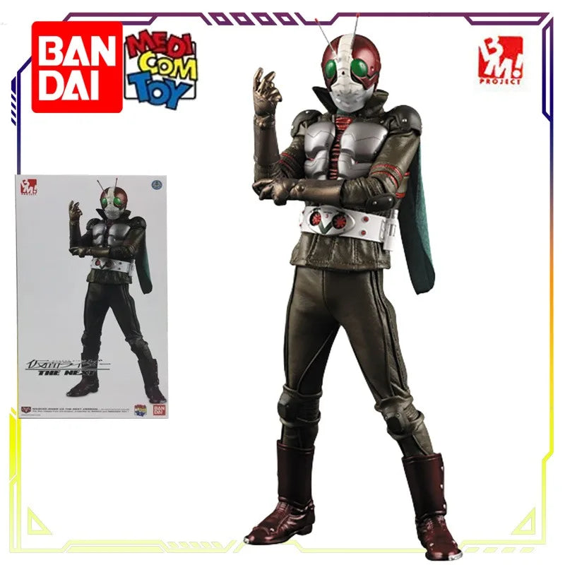 BANDAI+MEDICOM TOY Original Project BM! Leather Puppet RAH Series Toys Kamen Rider THE NEXT No.2 Anime Action Figure Model Toys
