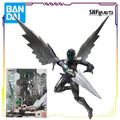 BANDAI Original S.H.Figuarts Series Silver Crow Anime Action Figure Model Toys Movable Model Ornaments Gifts for Boys