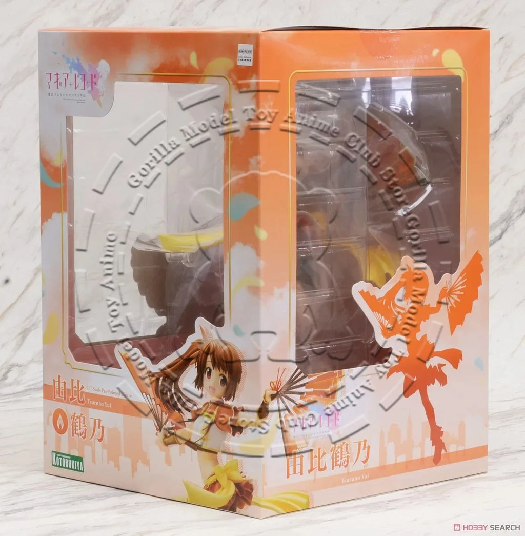 In Stock Original Genuine KOTOBUKIYA Puella Magi Madoka Magica Tsuruno Yui 245mm Figure Anime Statue Collectible Gift Ornament
