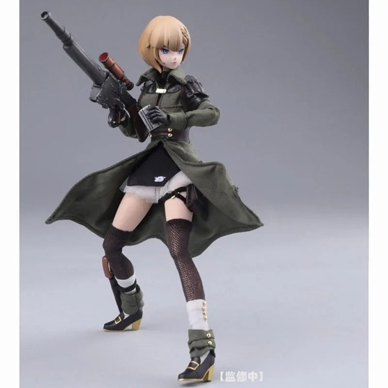 HASUKI Original Pocket Art PA 001 Emilia 1/12 Anime Action Figures Toys for Boys Christmas Gift Collectible Model Ornaments