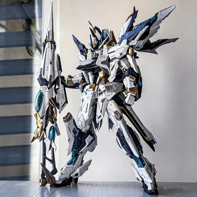 Infinity Nova 1/100 Aurora In Era Pmd Actionfiguren Legierungsgussrahmen Mecha Modellbausatz Montagespielzeug Desktop Ornament Geschenke