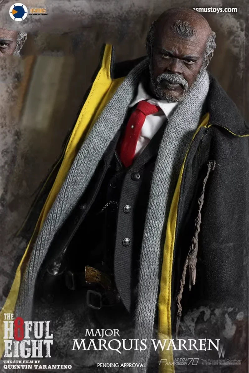 Asmus s H802 1/6 The Hateful Eight Marquis Warren Soldier Action Figure Model Toys12-inch collection scene ornaments gifts
