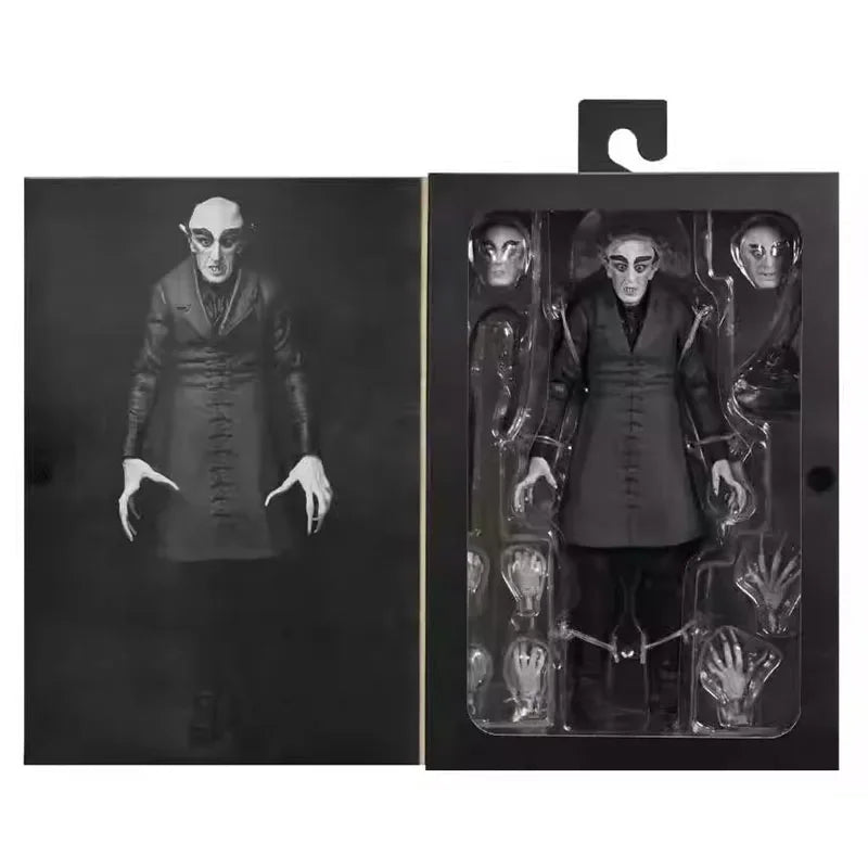 Nosferatu Ultimate Action Figur Spielzeug Anime NECA Graf Orlok Schwarz-Weiß Figuren 7 Zoll Sammlung Bewegliches Modell Puppe Geschenk