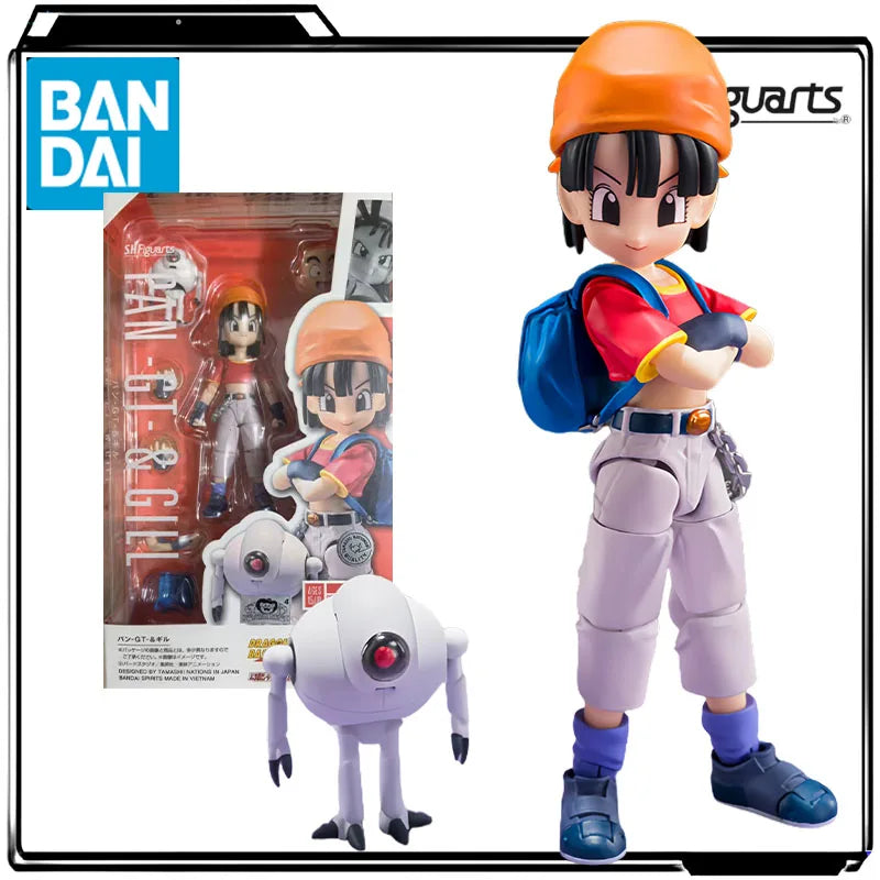 Bandai Genuine S.H.Figuarts Anime Figure Pan - Dragon Ball GT - & Giru Action Figure Toys for Boys Kids Gift Collectible Model