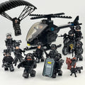 Shield ghost swat humanoid dolls, building blocks, digital action figures assembled toys reptile children's educational toys