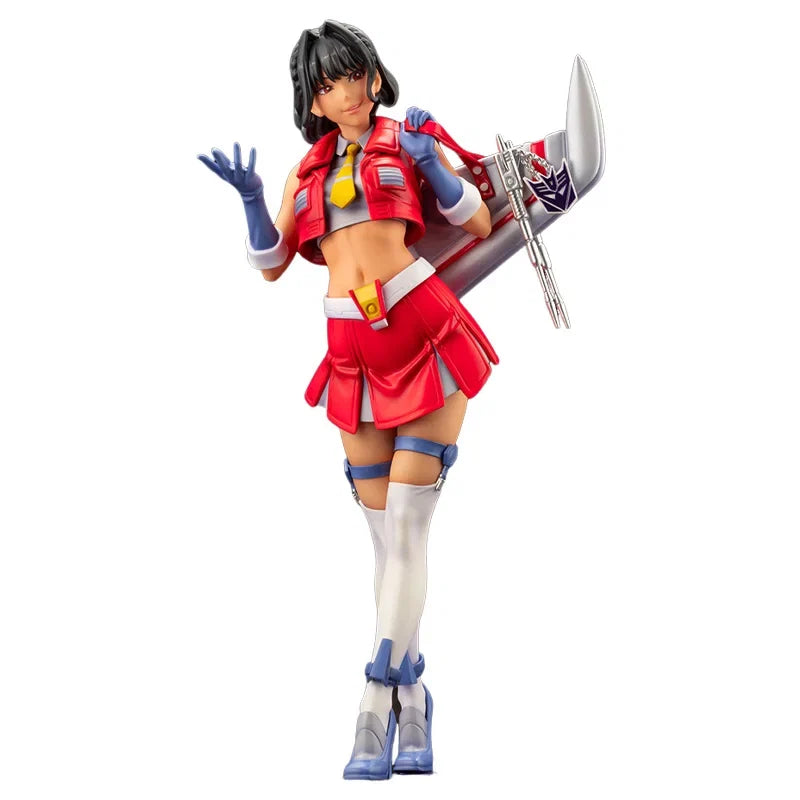 Genuine Original Transformers Kotobukiya Starscream Action Anime Figure PVC Collectible Model Dolls Statuette Ornament Gift