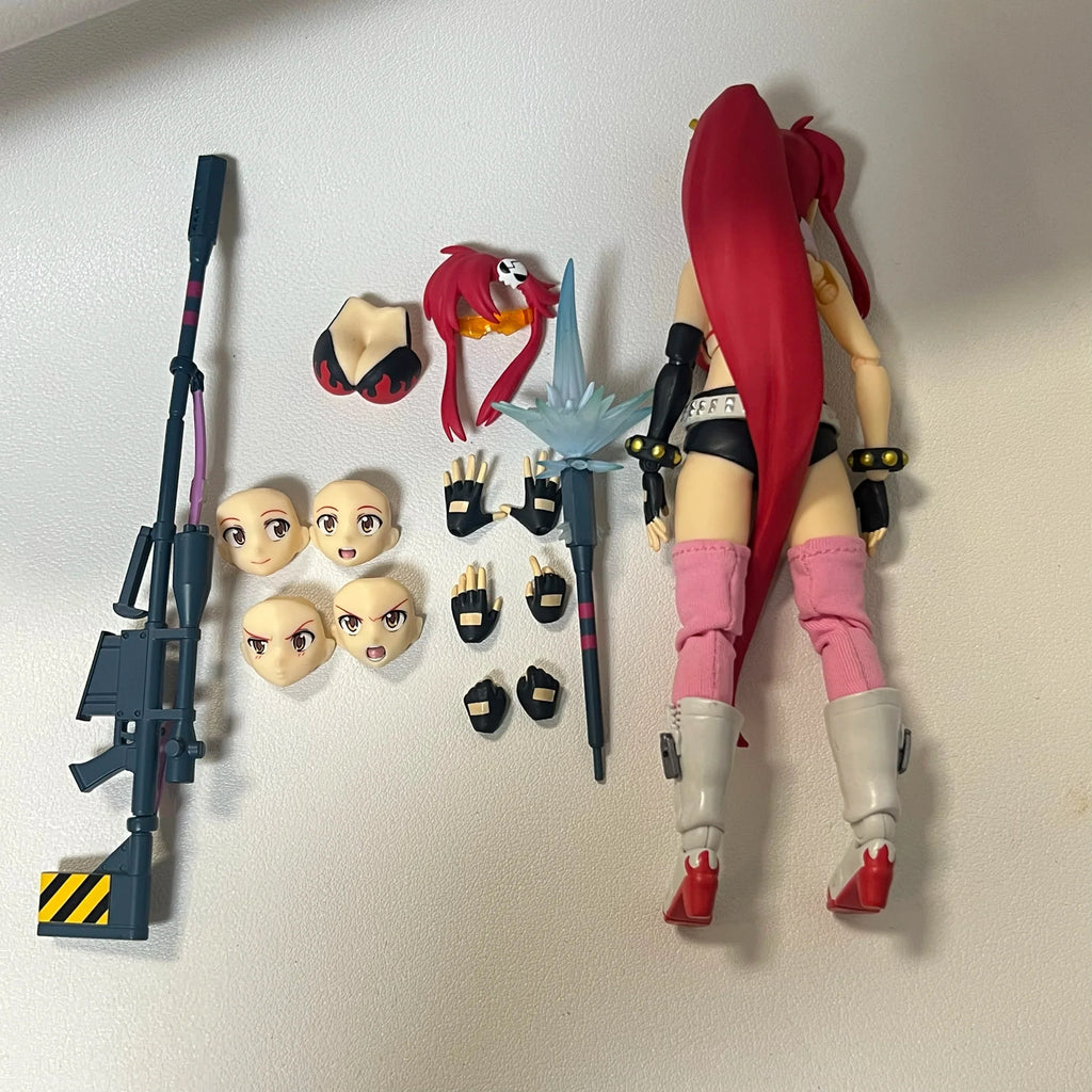 In Stock Aniplex Buzzmod Tengen Breakthrough Gurren Lagann Yuko Action Bulk Cargo No Box Figure Pvc Model Collectible Toys